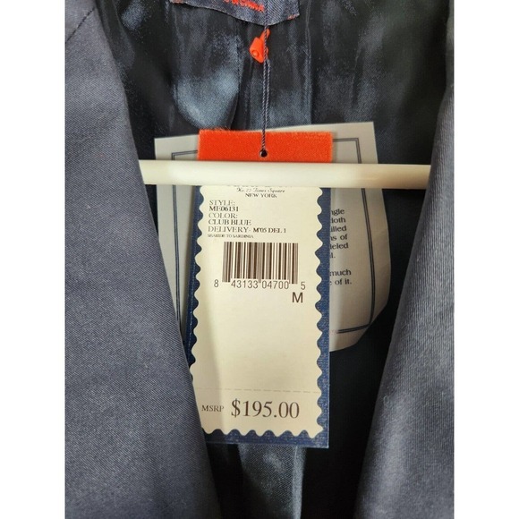 Marc Ecko Jacket Mens Medium M Blazer Sport Coat Button Pockets Cotton NWT - Picture 3 of 12